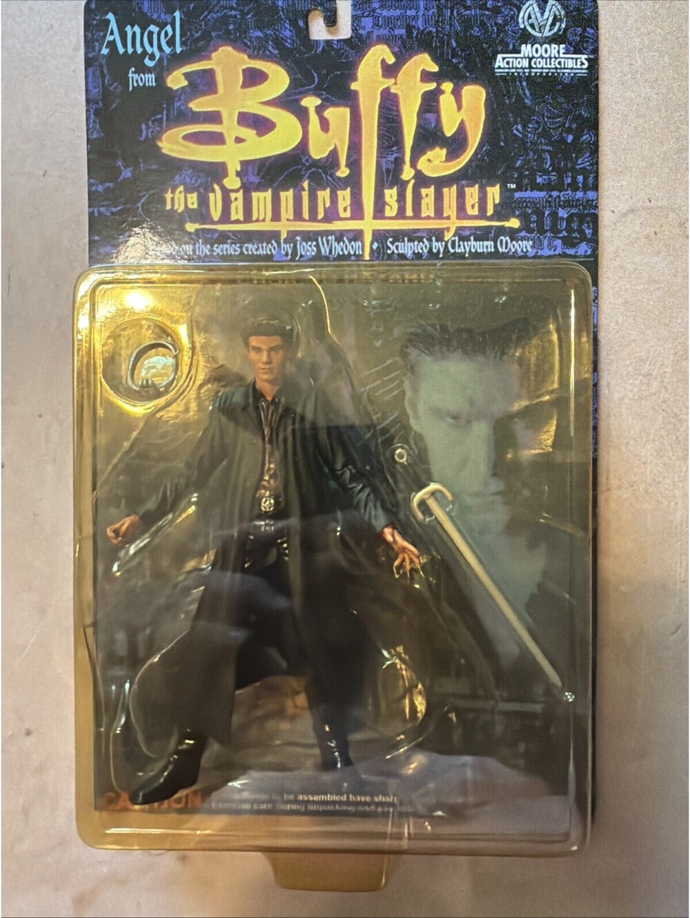 Angel from Buffy the Vampire Slayer Collectible Moore Action Figure New Sealed